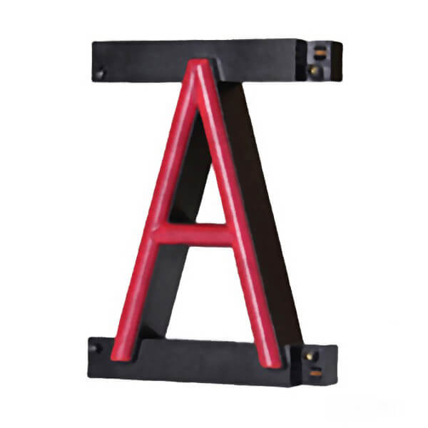 ABCブライト アルファベット(A～Z)｜ネオン管風のレトロデザイン