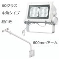 ECF6040M/NSAN8/W + FA160/W || <淿異ॻå> ŵ ڥǥåեåɥͥ[60饹] ѥ  8500lm IP65 Ÿ¢+600mmܡ:磻նա۲⳰ ۥ磻 (:ECF0697N/SAN8/WFA2/W1)[br]