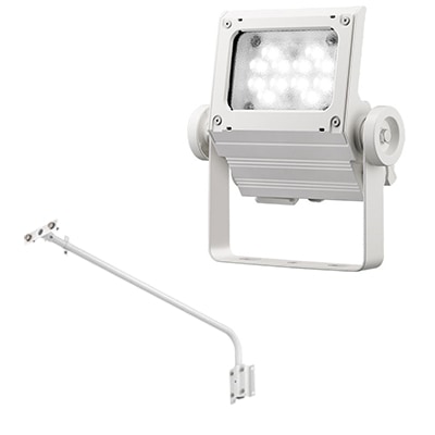 ECF4050M/NSAN8/W + FA191/W || <中型看板用LED投光器アームセット