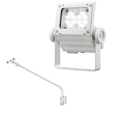 ECF4050M/NSAN8/W + FA191/W || <中型看板用LED投光器アームセット
