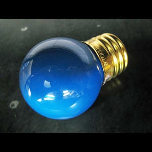 G40 E26 110V-7W(B) || サイン球/セラミックカラー7W/E26/青色 || 旭光