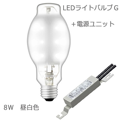 LDS8N-G/G + WLE43V345M1/24-1 || LEDランプ+電源セット 岩崎