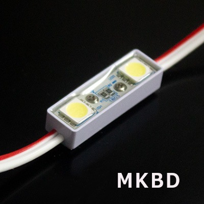 2M調整可能 LEDリングライト 二色 MKBD || 【50個セット】LEDモジュール SSライト ミニ2球/DC12V(極性
