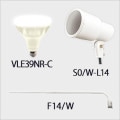 VLE39NR-C + S0/W-L14 + F14/W || LED������饤�ȥ��å�(�ۥ磻��) �˥å���ϡ��ɥ�����+����ŵ���LED���ס��Х饹�ȥ쥹������300W���� E39���� ����40�� ��(5700��)��+��E39�����ѥۥ����+�ڿ���L��������(980��1480mm)�ۡ�����ԲĎ�ľ���Τߡ�[ud+nd]