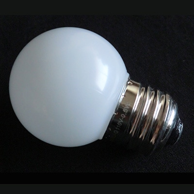 マルQ-5000K E26 LEDサイン球＜1箱＝10個入り＞ || φ45mmLEDサイン球