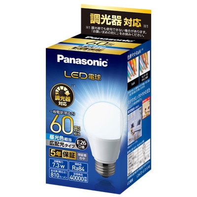 LDA7D-G/D/S/K6 || LED電球 Panasonic 一般電球タイプ ＜調光器対応