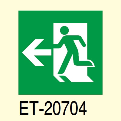 ET-20704 || LED誘導灯用表示パネル 東芝 B級・BL形/BH形(20形A/B) 高