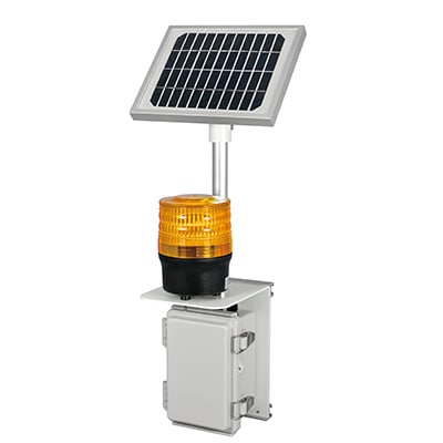 LED回転灯　黄色　ソーラータイプ 楽天市場】【一年保証】回転灯 黄色 充電式 マグネット 防水