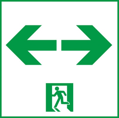 FK10388 || LED誘導灯用表示パネル Panasonic C級(10形)天井埋込型