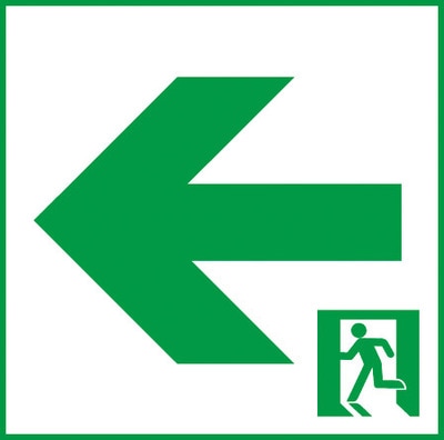 FK20386 || LED誘導灯用表示パネル Panasonic B級BL形(20B形)/B級BH形