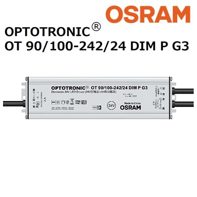 OSRAM OT 90/100-242/24 DIM P G3 LED調光電源 商品詳細 OSRAM 電源装置（調光対応） OT90/100-242/24 DIM P G3