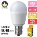 LDA4WW-G-E17/S/K4 || LED�ŵ� Panasonic �����ŵ奿���� ������Ǯ�ŵ�40������/440lm E17���� ���۸�180�� Ĵ���Բ� ��Ǯ��ܹ����/̩�ķ�����б� AC100V ����(3500K/Ra80) ��������(4.3W) ����(35mm) ��Ĺ(72mm) ��ʼ�̿(40000h) [mw]