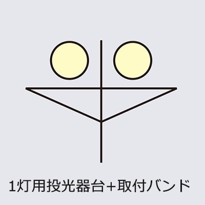 XDYK1200 || 2灯用投光器台【組み合わせ品】 Panasonic LED投光器