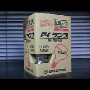 RF220V180WH || 白熱電球 岩崎電気(IWASAKI) 屋外投光用アイランプ