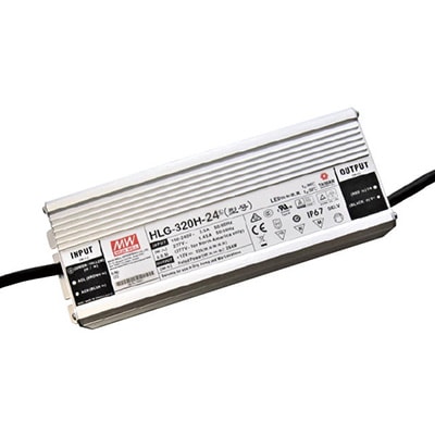 HLG-320H-24 || AC-DCスイッチング電源 MEANWELL 【屋内・屋外兼用