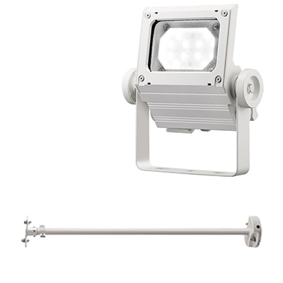 ECF3050SW/NSAN8/W + FA19/W1 || <中型看板用LED投光器アームセット