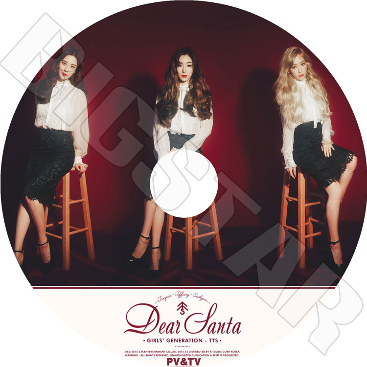 �ڴ�ήDVD�ۡ����������� TTS 2015 PV&TV���쥯��(Taeyeon,Tiffany,Seohyun)��Dear Santa ,Holler��K-POP DVD�����ھ������� TTS DVD��