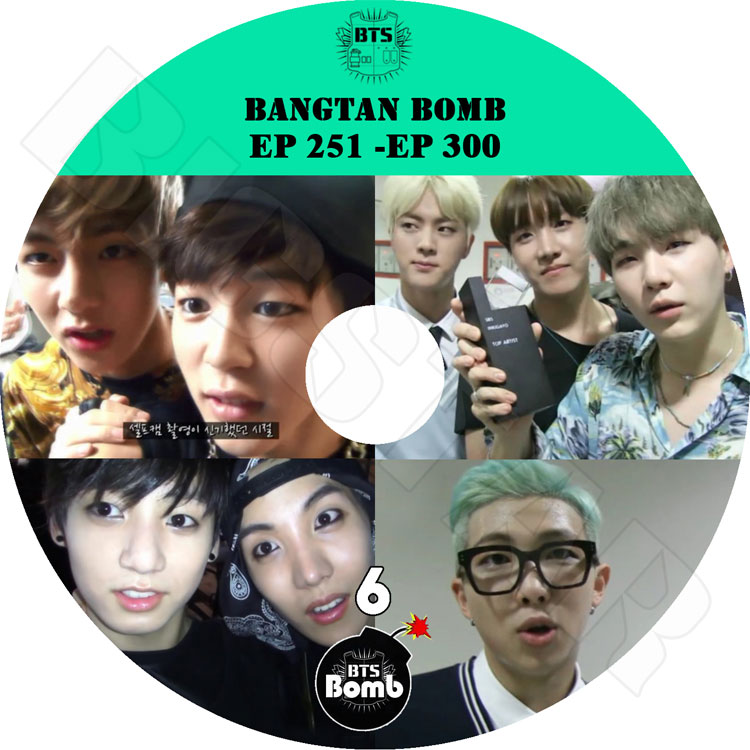 K-POP DVDۡBANGTAN BOMB 6(EP251-EP300)BTSơܸʤۡƾǯ Х󥿥ǯ  åץ󥹥 奬  ۡ ߥ ֥ 󥰥 KPOP DVD