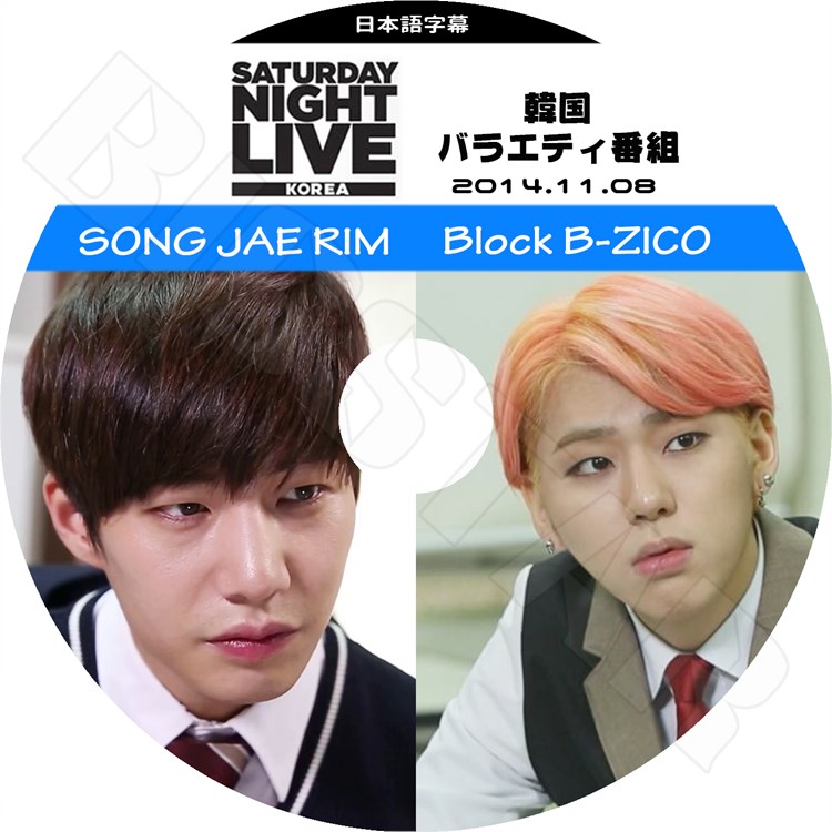 K Pop Dvd Block B Zico Snl Korea 14 11 08 日本語字幕あり ブロックビー ジコ Song Jaerim Kpop Dvd K Pop 男性グループ Block B Kan D