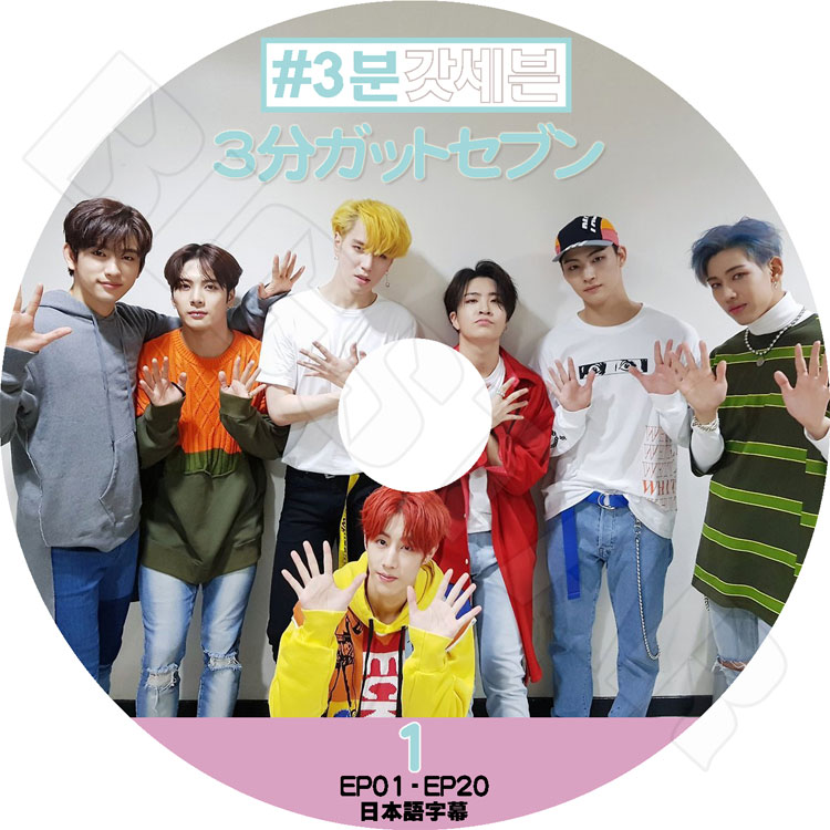 新品未開封 ◆ GOT7 【 GOT7ing 】 韓国盤DVD 2016年発売品 K-POP DVD】GOT7 3分ガットセブン #1(EP01-EP20)☆【日本語字幕あり