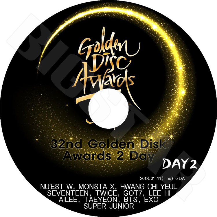 K-POP DVDۡ32nd 2018 Golden Disk Awards Day2BTS EXO SUPER JUNIOR TWICE GOT7 MONSTA X SEVENTEEN TAEYEON ¾LIVE 󥵡 KPOP DVD