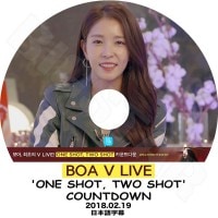 ��K-POP DVD�ۡ���BOA One Shot Two Shot COUNTDOWN V LIVE��(2018.02.19)�����ܸ���뤢��ۡ�BOA �ܥ� KPOP DVD��