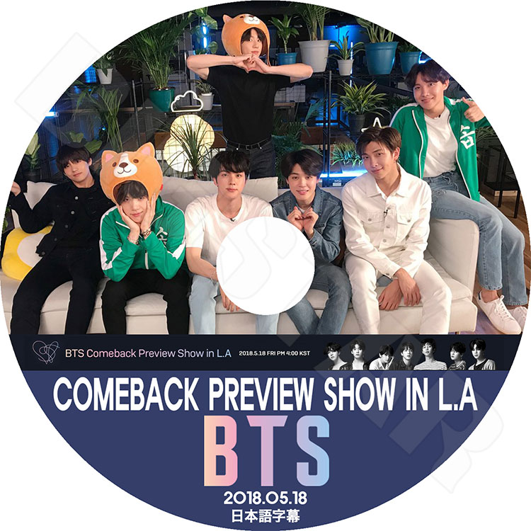 ��K-POP DVD�ۡ���BTS ���ƾ�ǯ�� 2018 COMEBACK PREVIEW SHOW In L.A��(2018.05.18)�����ܸ���뤢��ۡ����ƾ�ǯ�� �Х󥿥�ǯ�� ��åץ�󥹥��� ���奬 ���� �������ۡ��� ���ߥ� �֥� ����󥰥� KPOP DVD��