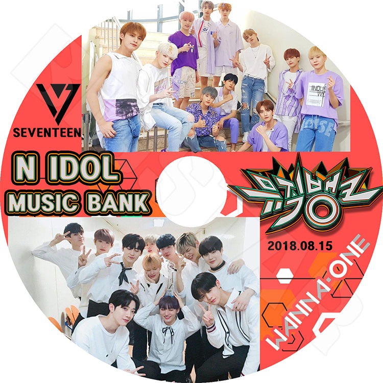K-POP DVD】Music Bank N IDOL Seventeen / Wanna One☆(2018.08.15