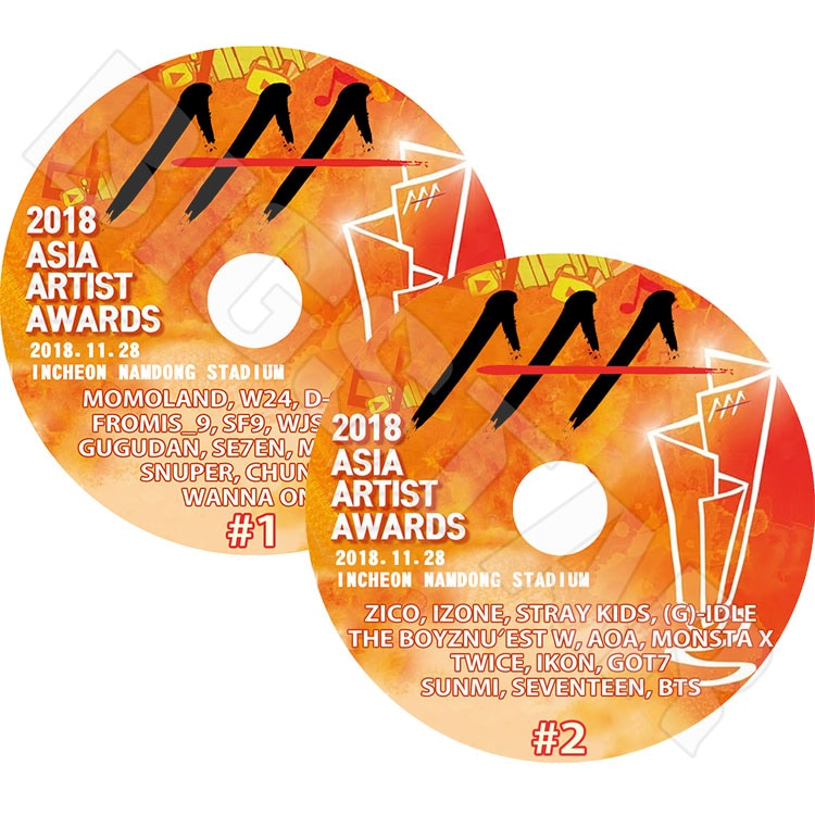 ��K-POP DVD�ۡ���2018 Asia Artist Awards(2��SET)(2018.11.28)��BTS TWICE WANNAONE SEVETEEN iKON MOMOLAND ¾�ڥ��󥵡��� LIVE KPOP DVD��