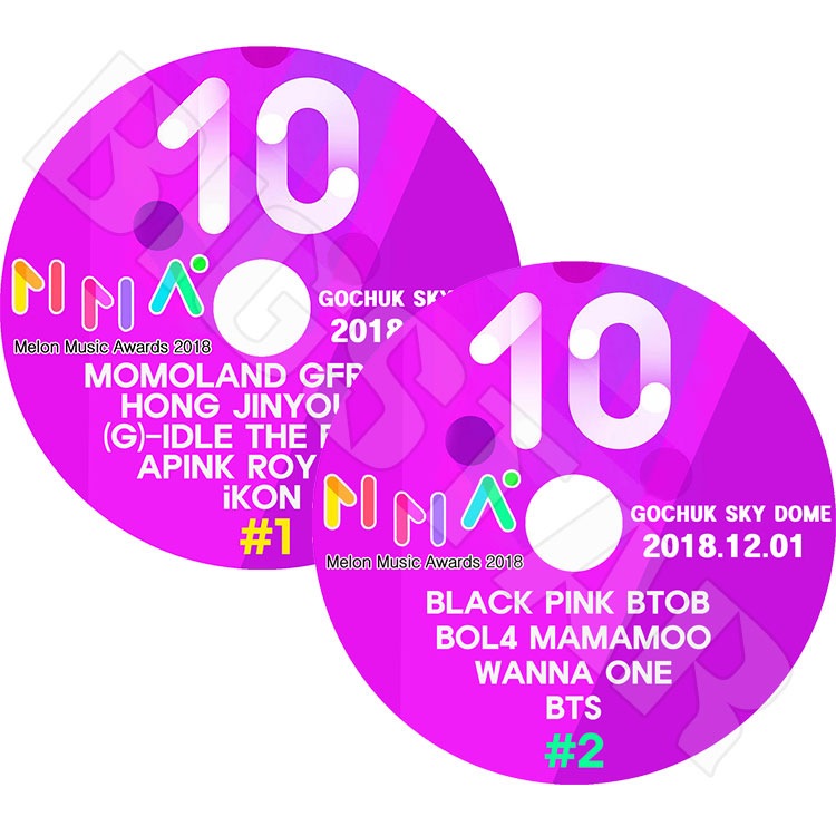 ��K-POP DVD�ۡ���2018 MELON Music Awards (2��SET) (2018.12.01)��BTS BLACKPINK WANNAONE GFRIEND iKON MOMOLAND ¾�ڥ��󥵡��� LIVE KPOP DVD��