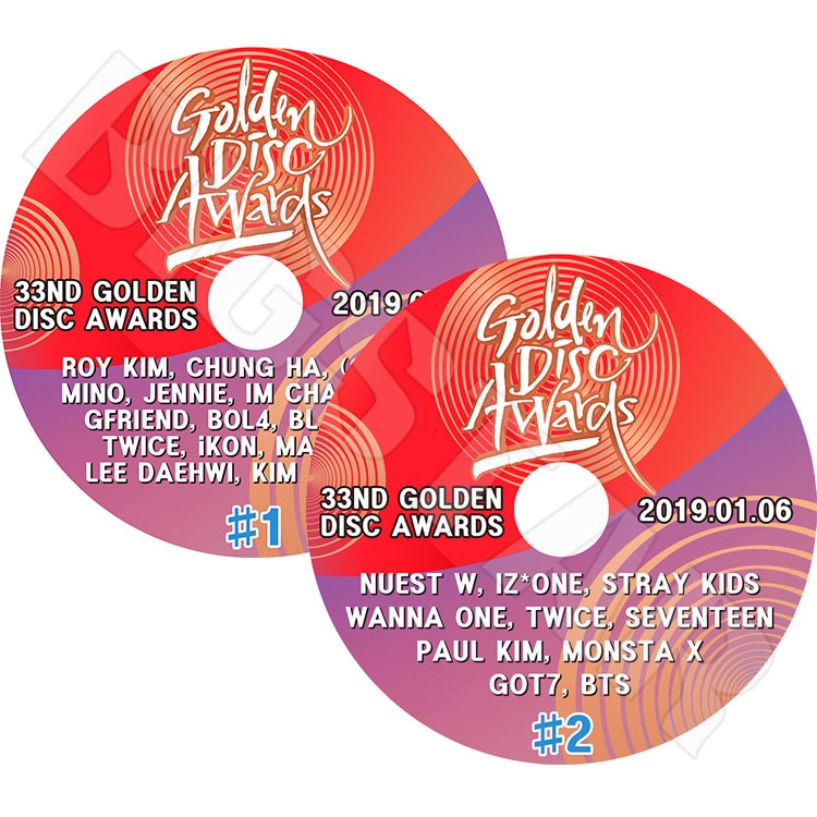 ��K-POP DVD�ۡ���33nd 2019 Golden Disk Awards(2��SET)(2019.01.05-01.06)��BTS WANNAONE TWICE BLACKPINK SEVENTEEN IZONE ¾��LIVE ���󥵡��� KPOP DVD��