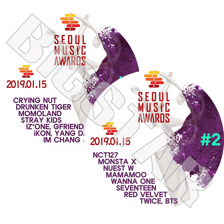 ��K-POP DVD�ۡ���2019 Seoul Music Awards(2��SET)(2019.01.15)��BTS WANNAONE TWICE REDVELVET SEVENTEEN IZONE ¾��LIVE ���󥵡��� KPOP DVD��