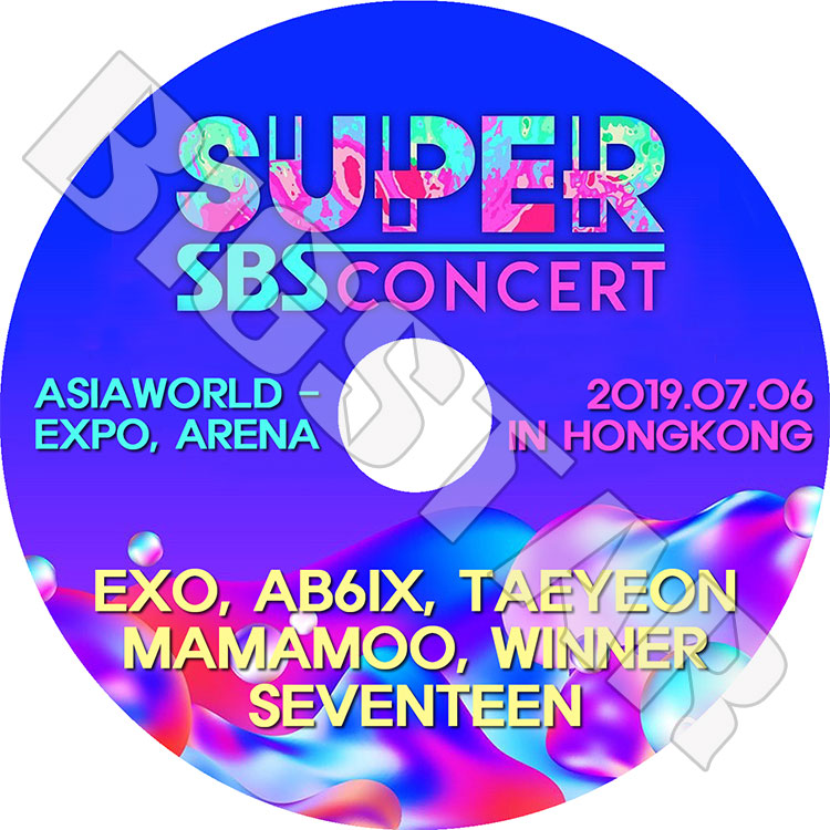 K-POP DVDۡ2019 SUPER CONCERT in HONGKONG(2019.07.06)EXO SEVENTEEN AB6IX WINNER TAEYEON MAMAMOOLIVE 󥵡 KPOP DVD