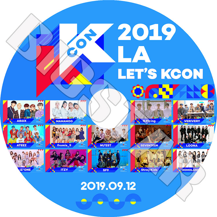 K-POP DVDۡ2019 KCON LA (2019.09.12)SEVENTEEN IZONE NUEST ITZY AB6IX MAMAMOO ¾LIVE 󥵡 KPOP DVD