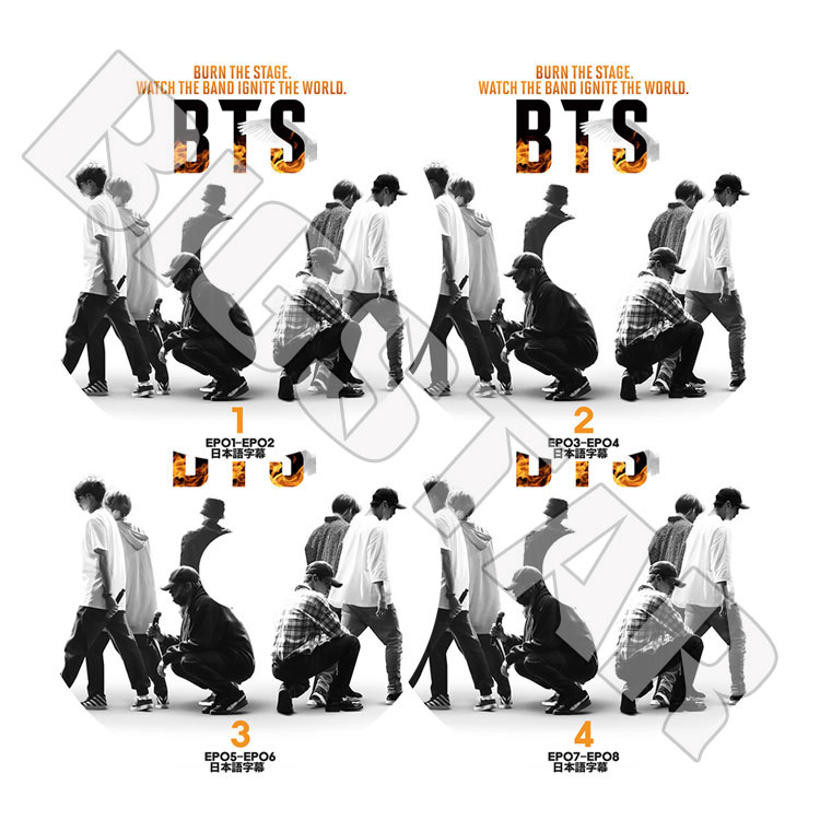 K-POP DVDۡBTS BURN THE STAGE (4SET)(EP01-EP08)ܸ뤢ۡƾǯ Х󥿥ǯ åץ󥹥 奬  ۡ ߥ ֥ 󥰥 KPOP DVD