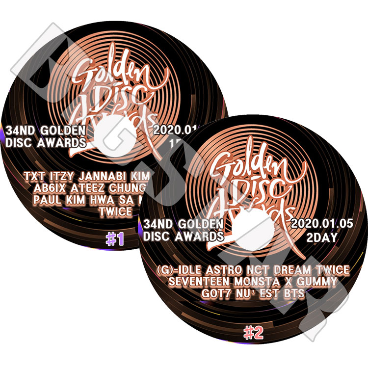 ��K-POP DVD�ۡ���34nd 2020 Golden Disk Awards(2��SET)(2020.01.04-01.05)��BTS TWICE SEVENTEEN MAMAMOO MONSTA X ¾��LIVE ���󥵡��� KPOP DVD��