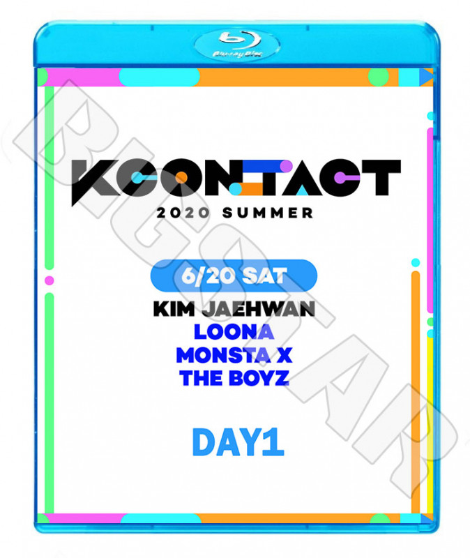 ��Blu-ray�ۡ���KCONTACT 2020 SUMMER DAY 1 (2020.06.20)��MONSTA X THE BOYZ KIM JAE HWAN LOONA ��LIVE ���󥵡��� �֥롼�쥤 KPOP DVD�ۡڥ᡼���ؤ�2��ޤǡ�