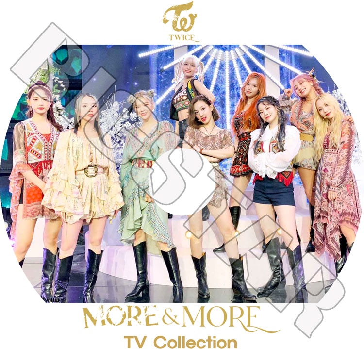 K-POP DVDۡTWICE MORE & MORE TV COLLECTIONMORE&MORE ڥȥ磻 ʥ    ҥ ߥ ҥ  ĥ KPOP DVD