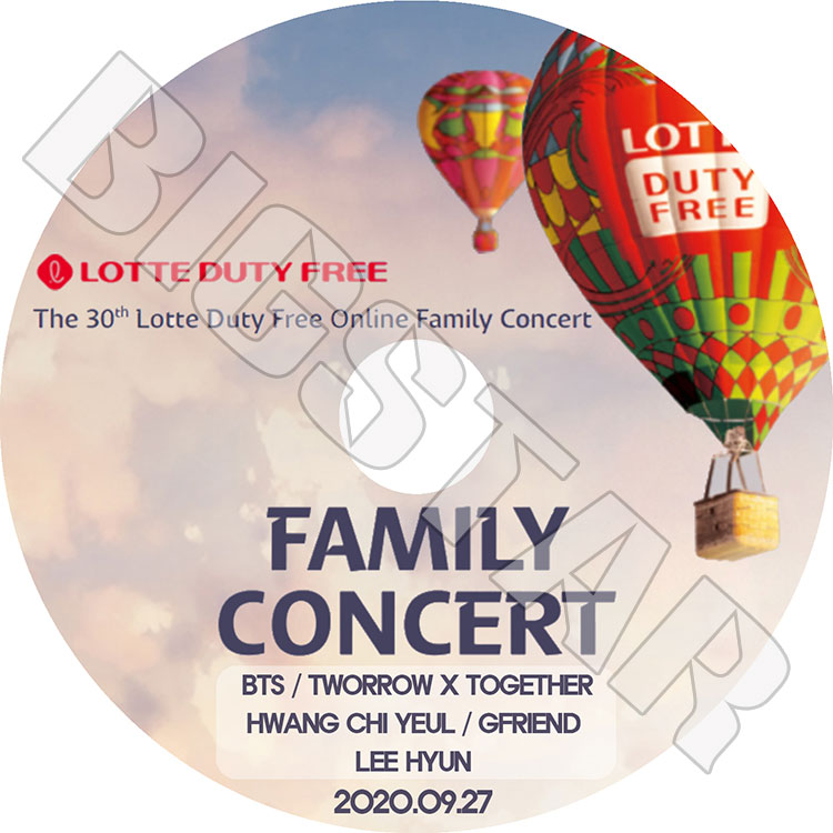 ��K-POP DVD�ۡ���2020 FAMILY CONCERT (2020.09.27)��BTS TXT GFRIEND HWANG CHI YEUL LEE HYUN�ڥ��󥵡��� LIVE KPOP DVD��