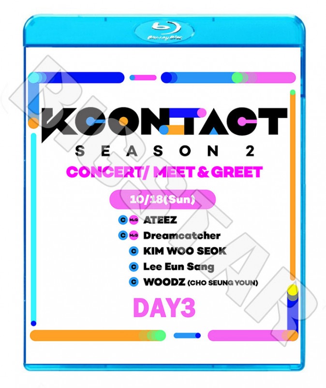 ��Blu-ray�ۡ���KCONTACT SEASON2 DAY3(2020.10.18)��ATEEZ Dreamcatcher KimWooSeok LeeEunSang WOODZ��LIVE ���󥵡��� �֥롼�쥤 KPOP DVD�ۡڥ᡼���ؤ�2��ޤǡ�