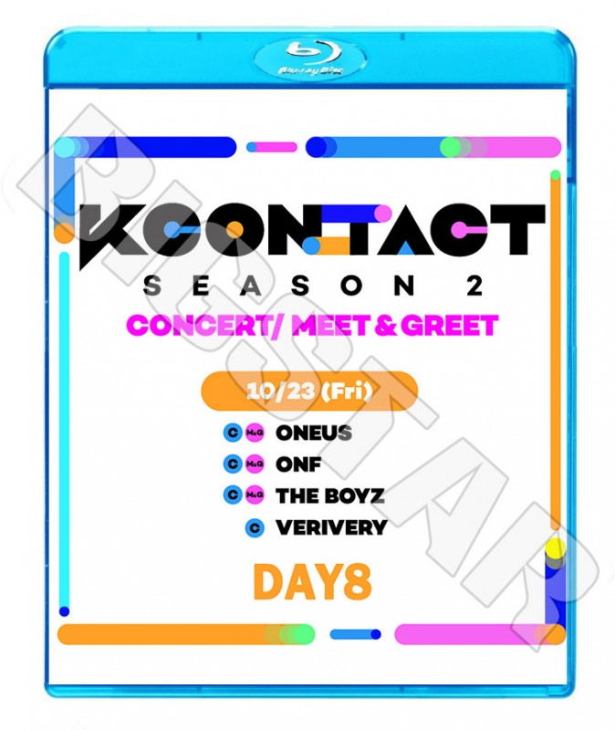 ��Blu-ray�ۡ���KCONTACT SEASON2 DAY8(2020.10.23)��ONEUS ONF THE BOYZ VERIVERY��LIVE ���󥵡��� �֥롼�쥤 KPOP DVD�ۡڥ᡼���ؤ�2��ޤǡ�