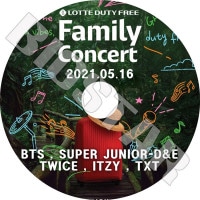��K-POP DVD�ۡ���2021 Family Concert(2021.05.16)��BTS D&E TWICE ITZY TXT��LIVE ���󥵡��� KPOP DVD��