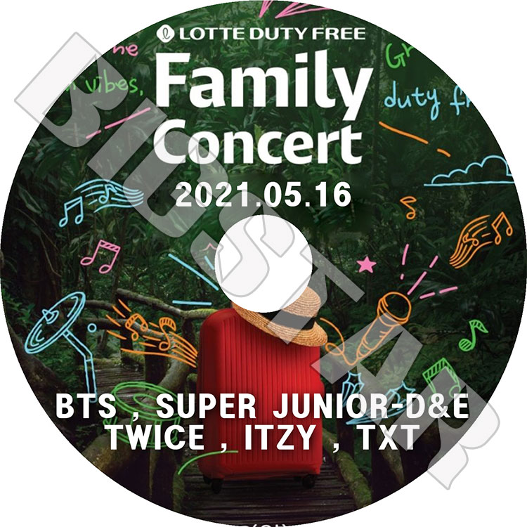 ��K-POP DVD�ۡ���2021 Family Concert(2021.05.16)��BTS D&E TWICE ITZY TXT��LIVE ���󥵡��� KPOP DVD��