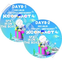 K-POP DVDۡKCONTACT 4U DAY 8(2SET)(2021.06.26)ܸ뤢SF9 IKON THE BOYZLIVE 󥵡 KPOP DVD