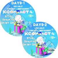 K-POP DVDۡKCONTACT 4U DAY 9(2SET)(2021.06.27)ܸ뤢STRAY KIDS BTOB OH MY GIRLLIVE 󥵡 KPOP DVD