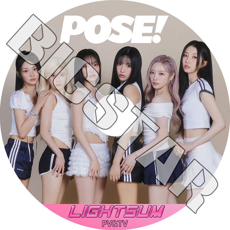 K-POP DVD LIGHTSUM 2024 PV/TV - POSE Honey or Spice ALIVE VIVACE