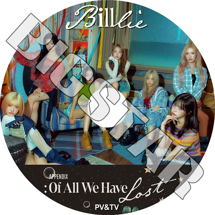 K-POP DVD Billlie 2024 PV/TV - remembrance candy DANG EUNOIA RING