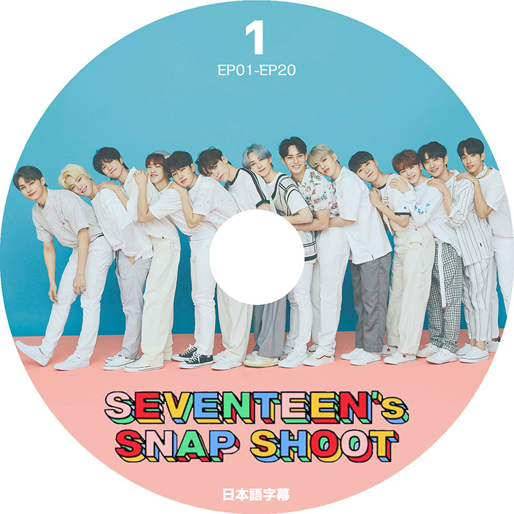 K-POP DVD】SEVENTEEN SNAP SHOOT #1(EP01-EP20)☆【日本語字幕あり