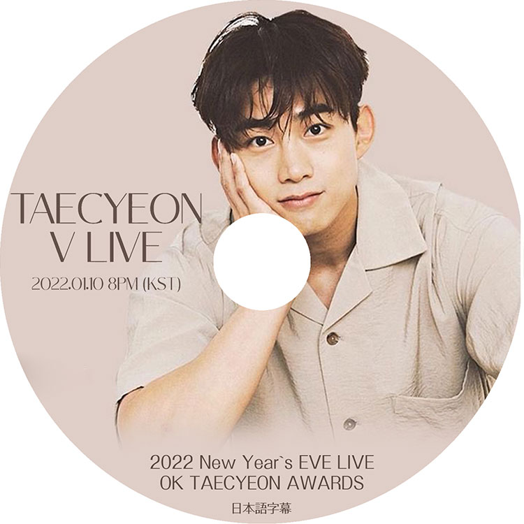 K-POP DVDۡ2PM TAECYEON V LIVE(2022.01.10)ܸ뤢ۡڥġԡ ƥ KPOP DVD