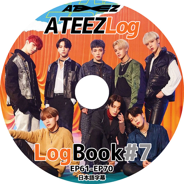 K-POP DVD】ATEEZ Log Book #7(EP61-EP70)☆【日本語字幕あり】【エー